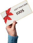 gift voucher worth $100