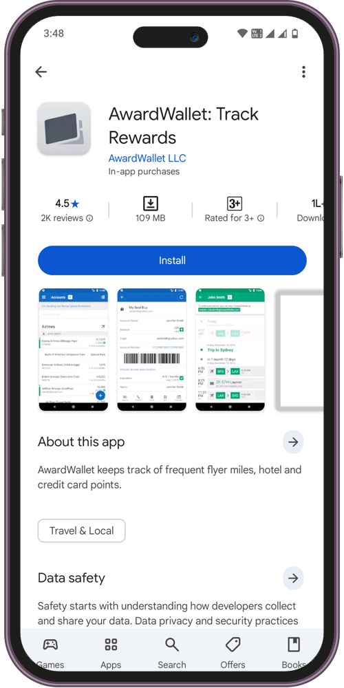 AwardWallet – Best for Managing Travel Rewards