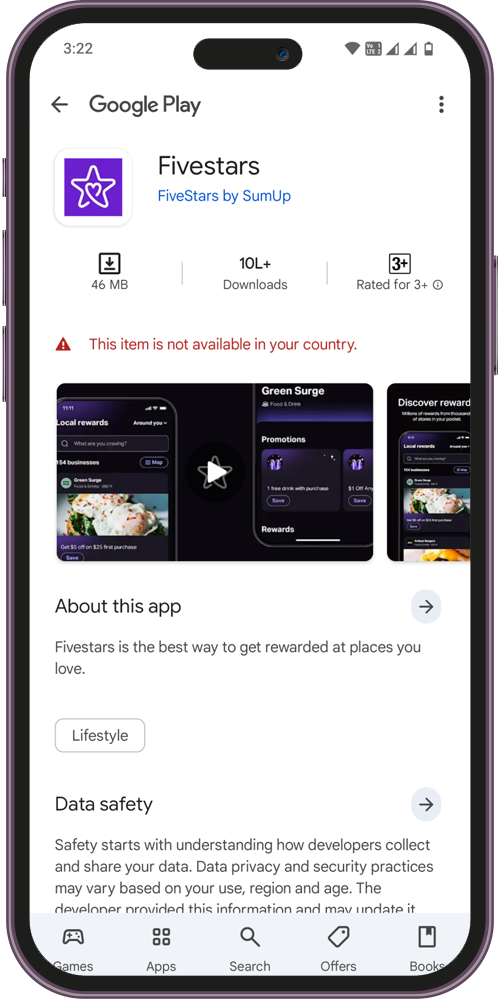 Fivestars- For Local deals & smart rewards