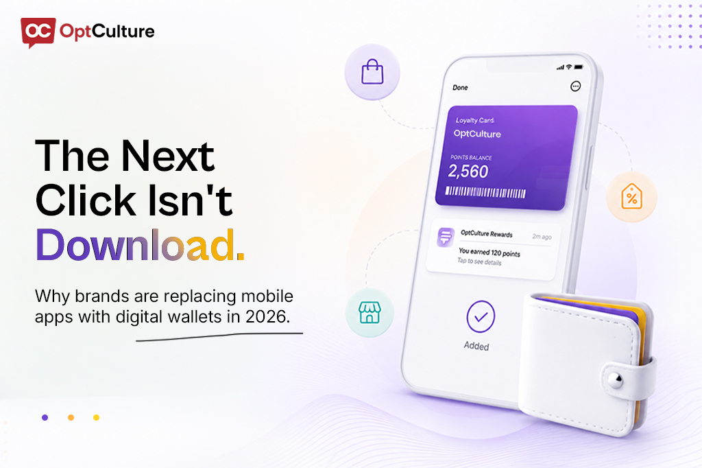Digital wallet for retail showing how brands are replacing mobile apps with Apple Wallet and Google Wallet in 2026