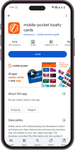 Mobile-pocket (Simple & Secure Loyalty Card Storage)